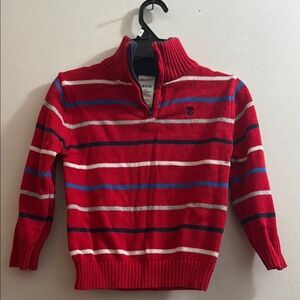 Izod Red Boy's sweater and shirt 5